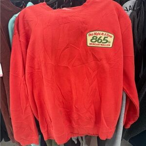 Morgan Wallen Red Crewneck Sweater